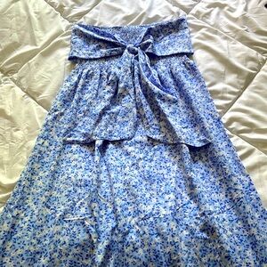 Aifer size S blue floral dress